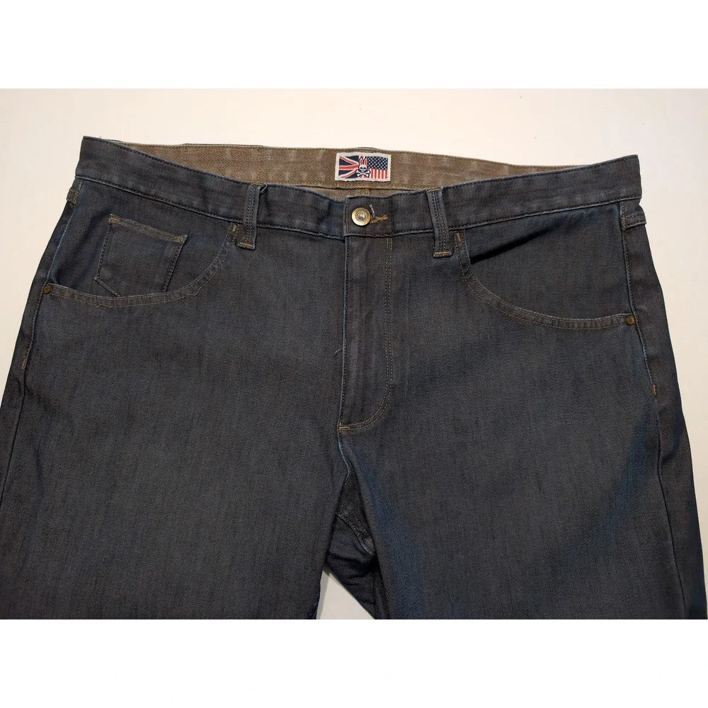 PSYCHO BUNNY Men's Denim Jeans Blue Gray ~ 40 x 29